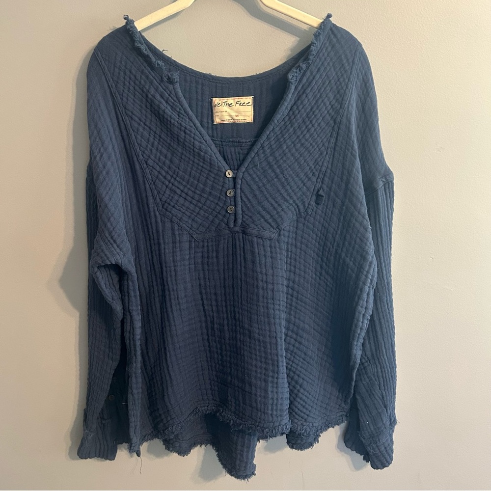 Free People ✨  We the Free Easy Sunday Pullover Shirt - Picture 4 of 11